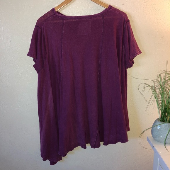 • free people oversized short sleeve • - Picture 5 of 6